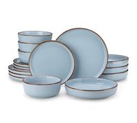 vancasso Set di stoviglie in ceramica da 16/32 pezzi vancasso Set di stoviglie in gres sicuro per il forno con piatto da pranzo da 4 pezzi/piatto da Dessert/zuppa/ciotola