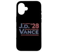 Vance 2028 JD Vance 2028 President Election Campaign Retro Custodia per iPhone 16