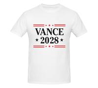 Vance 2028 Vance Merchandise for The President T-Shirt Girocollo in Cotone per Uomo e Donna