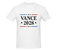 Vance 2028 Vance Merchandise for The President T-Shirt Girocollo in Cotone per Uomo e Donna