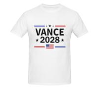 Vance 2028 Vance Merchandise for The President T-Shirt Girocollo in Cotone per Uomo e Donna