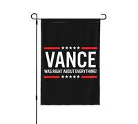 Vance aveva ragione su tutto Jd Vance 2028 Bandiere per esterni, decorazioni per il giardino, bandiere da giardino bifacciali