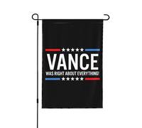 Vance aveva ragione su tutto Jd Vance 2028 Bandiere per esterni, decorazioni per il giardino, bandiere da giardino bifacciali