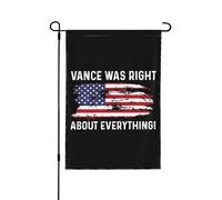 Vance aveva ragione su tutto Jd Vance 2028 Bandiere per esterni, decorazioni per il giardino, bandiere da giardino bifacciali