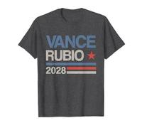 Vance Rubio 2028 J D Vance Marco Rubio Presidente 2028 Divertente Maglietta