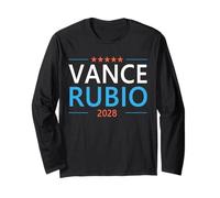 Vance Rubio 2028 per il Presidente Repubblicano Elezione Patriottica Maglia a Manica