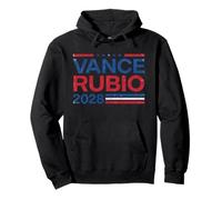 Vance Rubio 2028 per Le Elezioni presidenziali Retro JD Marco Felpa con Cappuccio