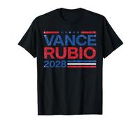 Vance Rubio 2028 per Le Elezioni presidenziali Retro JD Marco Maglietta