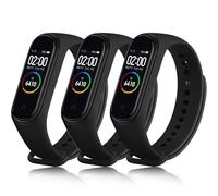 Vancle 3 cinturini di ricambio per Xiaomi Mi Band 4/Xiaomi Mi Band 3, in silicone, originale, classico, sportivo, per uomo e donna