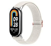 Vancle Cinturino Elastico per Xiaomi Mi Band 10/9 /8, Regolabile Cinturini Tessuto Nylon Braccialetti con Testa Metallica per Mi Smart per Band 8/9/10
