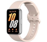 Vancle Cinturino per Samsung Galaxy Fit 3 per donne uomini cinturini in silicone TPU morbido cinturino di ricambio impermeabile sportivo per Samsung Galaxy Fit 3 SM-R390, Rosa