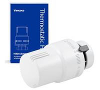 VANCOCO M30 × 1,5 mm testa termostatica, valvola di riscaldamento, luce bianca piena, sonda liquida con posizione antigelo