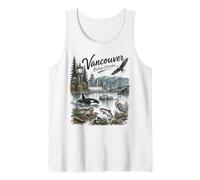 Vancouver BC Nature Scene Mt Rainier Orca Eagle Seal Canotta