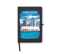Vancouver Canada Nord America Notebook, pagine bianche, copertina in ecopelle, agenda, diario, quaderno di lavoro
