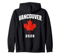 Vancouver Canada s Maple Leaf s 2026-Travel Souvenir Felpa con Cappuccio