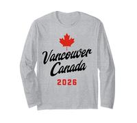 Vancouver Canada s Maple Leaf s 2026-Travel Souvenir Maglia a Manica