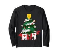 Vancouver Canadian Christmas Crew Canada Colombia Britannica Maglia a Manica