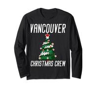 Vancouver Canadian Christmas Crew Canada Colombia Britannica Maglia a Manica