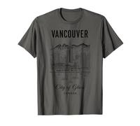 Vancouver Città di Vetro Canada Maglietta