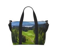 Vancouver Golf Course, borsa da viaggio portatile, leggera e resistente all'acqua, tracolla regolabile di grande capacità, borsa da viaggio per compagnie aeree, Campo da golf di Vancouver, Taglia