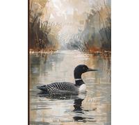Vancouver Island Loon: 120 Page Lined Notebook