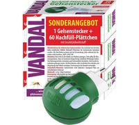 VANDAL Spina antizanzare Vandal SA con piastra di ricarica