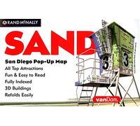 Vandam San Diego, California Pop-Up Map [Lingua Inglese]