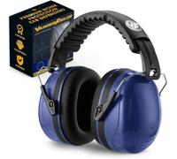 Vanderfields Cuffie antirumore per adulti - Blu Marino | Vanderfields - Cancellazione del rumore di 35 dB (2 kHz), morbidi cuscinetti auricolari e archetto regolabile