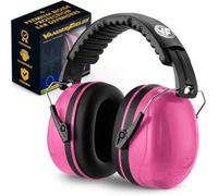 Vanderfields Cuffie antirumore per adulti - Doppio Rosa | Vanderfields - Cancellazione del rumore di 35 dB (2 kHz), morbidi cuscinetti auricolari e archetto regolabile