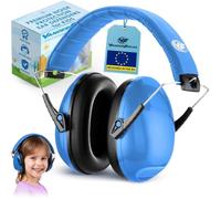 Vanderfields Paraorecchie antirumore per bambini - Azzurro | Vanderfields - Attenuazione del rumore di 33 dB (2 kHz), morbidi cuscinetti auricolari e archetto regolabile