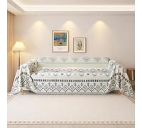 VanderHOME Coperta per divano in ciniglia, Copridivano a 1/2/3/4 Posti, Protezione Lavabile per Divano, Ideale Come Telo Arredo, Salva Divano, Coperta Picnic 180 * 340cm-Grigio