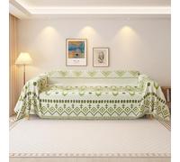 VanderHOME Coperta per divano in ciniglia, Copridivano a 1/2/3/4 Posti, Protezione Lavabile per Divano, Ideale Come Telo Arredo, Salva Divano, Coperta Picnic 180 * 150cm-Verde