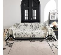 VanderHOME coperto Trapunta multiuso, Copriletto, Telo copridivano, Coperta decorativa 180 * 130cm - Nero