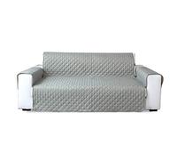 VanderHOME Copri Divano Fodere Saver Divano Protector Coperture Morbido Copri Divano Fodera Trapuntato con Copri Divani Antiscivolo Leggero Elasticità Sofa Cover Coprisofà (3 posti, Gris)