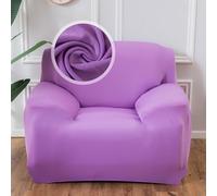 VanderHOME Copridivano 1 Posti, Copridivano Antigraffio Gatto, Copridivani Elasticizzati, Telo Copridivano, Fodera Divano Antimacchia Lavabile Antiscivolo (1 Seduta, Viola chiaro)