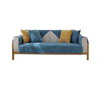 VanderHOME Copridivano 3 Posti, Copridivano Impermeabile, Copridivano 3 Posti Antigraffio Gatto Protezione Per Divano, Copertura Universale Per Divano Antiscivolo 90 * 160cm-Blu scuro（1 PC）