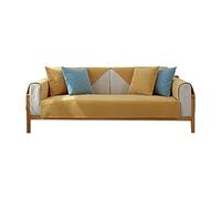 VanderHOME Copridivano 3 Posti, Copridivano Impermeabile, Copridivano 3 Posti Antigraffio Gatto Protezione Per Divano, Copertura Universale Per Divano Antiscivolo 110 * 160cm-Giallo giallo（1 PC）