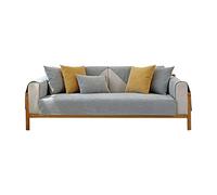 VanderHOME Copridivano 3 Posti, Copridivano Impermeabile, Copridivano 3 Posti Antigraffio Gatto Protezione Per Divano, Copertura Universale Per Divano Antiscivolo 90 * 210cm-Grigio（1 PC）