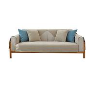 VanderHOME Copridivano 3 Posti, Copridivano Impermeabile, Copridivano 3 Posti Antigraffio Gatto Protezione Per Divano, Copertura Universale Per Divano Antiscivolo 90 * 160cm-Kaki（1 PC）
