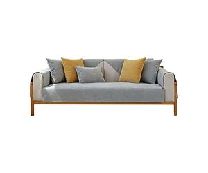 VanderHOME Copridivano 3 Posti, Copridivano Impermeabile, Copridivano 3 Posti Antigraffio Gatto Protezione Per Divano, Copertura Universale Per Divano Antiscivolo 110 * 160cm-Grigio（1 PC）