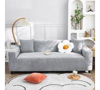 VanderHOME Copridivano Ad Alta Elasticità Copri Divani Moderno Antiscivolo Poliestere Jacquard Elastico Copridivano Per Soggiorno Protettore Per Cani Animali Domestici (3 Seduta, Grigio verdastro)