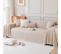 VanderHOME Copridivano Antigraffio Gatto, Telo Copridivani, Resistente Agli Spruzzi, Copridivano Impermeabile Per Animali, Resistente All'Abrasione 180 * 230cm-Colore tè al latte