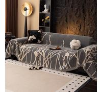 VanderHOME Copridivano con Motivi Artistici - Telo Copridivano Morbida e Delicata Sulla Pelle, Resistente Ai Graffi e Durevole, Copri Tutto Per Divano 180 * 300cm-Grigio