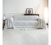 VanderHOME Copridivano, Coperta Multifunzionale per Divano, Coperta estiva traspirante per divano,Telo per Divano,Coperta Matrimoniale Estiva 200 * 380cm-Grigio