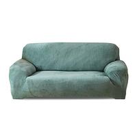 VanderHOME Copridivano Elasticizzato Fodere per Divano in Velluto Copridivano Spesso 3 posti Copridivani Elastico Antiscivolo Copertura per Poltrona 3 posti Blu Verde