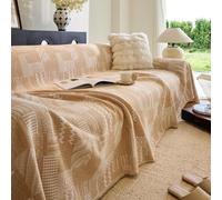 VanderHOME Copridivano Estivo Traspirante e Reversibile, Fresco e Morbido, Telo Divano, Coperta per Divano e Lenzuolo per Salotto e Camera 180 * 260cm-Arancione