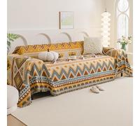 VanderHOME Copridivano Traspirante, Copridivano Estivo, Coperta da Divano Morbida e Accogliente, Copriletto Leggero Multiuso 180 * 280cm-Boemia