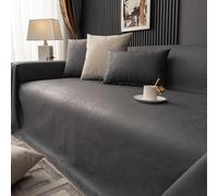 VanderHOME Impermeabile Copridivano Antiscivolo Salvadivano Copridivani elasticizzati Antimacchia Antigraffio Divano Protector Mobili Copertureper cani animali domestici 210 * 260cm-Grigio