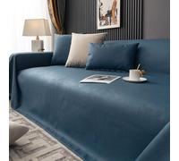 VanderHOME Impermeabile Copridivano Antiscivolo Salvadivano Copridivani elasticizzati Antimacchia Antigraffio Divano Protector Mobili Copertureper cani animali domestici 210 * 340cm-Blu