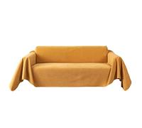 VanderHOME Spessore Tessuto Copridivano Antiscivolo Decorativo Universale Impermeabile Fodere Copridivani Slipcovers Divano Protector elasticizzati per Cani Gatti Letto 180 * 260cm-Giallo